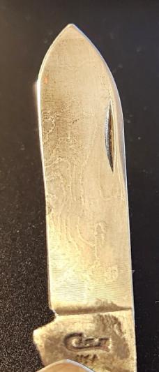 1999 Case Red Stag Damascus Canoe R52131D