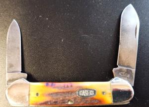 1999 Case Red Stag Damascus Canoe R52131D