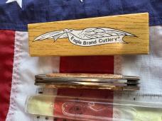 Vintage Parker Eagle Brand Trapper (Mdl# 95149) w/ Fantastic Appaloosa Bone Handles -a beauty!