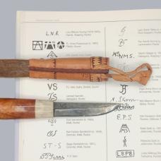 Vintage 1990s Finnish Sami Puukko Knife Unna Niibas by Master Valto Salmi #8733