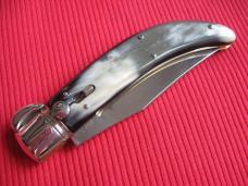 Lepre Quality Italian Unique Switchblade Knife Horn Limited Edition 2015 MANIAGO ITALY w/Certificate