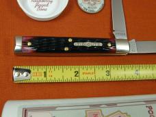 Great Eastern Cutlery GEC Black Raspberry Jigged Bone Town Physicians Knife NIT USA Made 412226