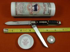 Great Eastern Cutlery GEC Black Raspberry Jigged Bone Town Physicians Knife NIT USA Made 412226