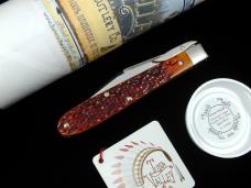 Tuna Valley Cutlery Catalina Wine Jigged Bone Mountain Cougar Swing Guard Knife Rare 1 of 10 COA USA