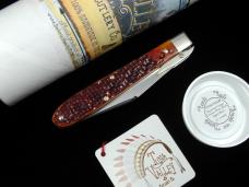 Tuna Valley Cutlery Catalina Wine Jigged Bone Mountain Cougar Swing Guard Knife Rare 1 of 10 COA USA