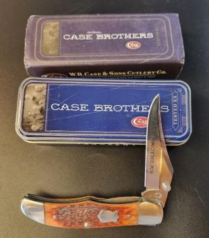 2003 Case Brothers 61265LC Chestnut Bone Mid Folding Hunter
