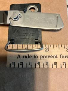 Never worn Gerber belt buckle knife wood vintage 