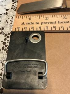 Never worn Gerber belt buckle knife wood vintage 