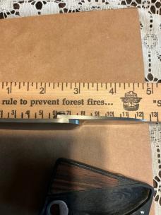 Never worn Gerber belt buckle knife wood vintage 