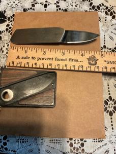 Never worn Gerber belt buckle knife wood vintage 