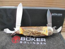 Boker Stag Sportsman Knife   NIB