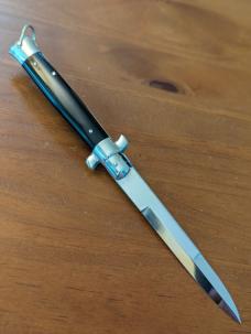 Japanese Pick Lock, JPL BLK ACRILIC 23CM-9INCH BAYONET NICKEL SILVER BOLSTERS, BRASS EVERYTHING ELSE