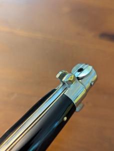 Japanese Pick Lock, JPL BLK ACRILIC 23CM-9INCH BAYONET NICKEL SILVER BOLSTERS, BRASS EVERYTHING ELSE