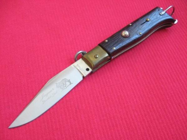 Vintage Italian Zoppis Jaguar Ring Pull Switchblade Knife