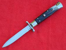  9" Folgore Custom Italian style Swinguard Brazilian Horn handles Bayonet blade 