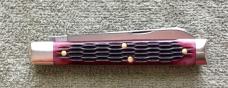 GEC  #41 Tidioute Town Physician Knife Black Raspberry Jigged Bone 412226 NEW