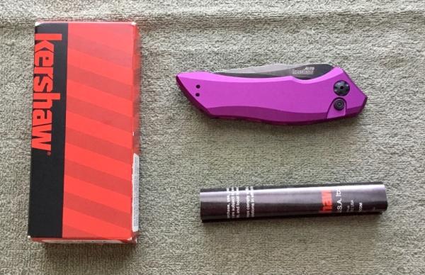 Kershaw Launch 1 Automatic Knife 7100PURBW Mint Kershaw Launch 1 Automatic Knife 7100PURBW Mint