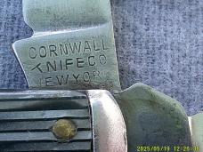 Cornwall Knife Co New York