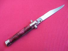 Vintage Italian Button Open Button Close Tourist Stiletto Knife - New Old Stock