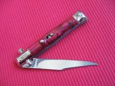 Vintage Italian Button Open Button Close Tourist Stiletto Knife - New Old Stock