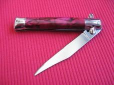 Vintage Italian Button Open Button Close Tourist Stiletto Knife - New Old Stock