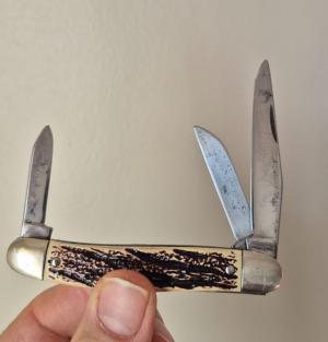 3 1/4" Colonial Prov. Small Stockman Knife USA