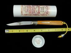Great Eastern Cutlery GEC Smooth Texas Osage Orange Wood Horse Apple Hogan Knife NIT 651122SS USA