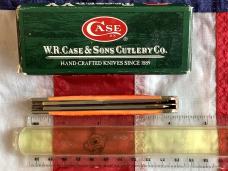 2008 Case xx (Mdl# 6254 SS) w/ Tangerine Orange Bone Handles. NOS in Orig box Minty