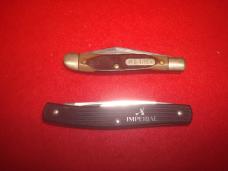 SHRADE OLD TIMER USA 120T USED IMPERIAL IRELAND NRA NEW TWO KNIFE LOT