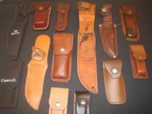 13 Knife Sheaths Kabar Buck Sharp Schrade and more