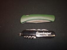 SKOAL & COPENHAGEN KNIVES ADVERTISING PIECES TOBACCO POCKET KNIFE