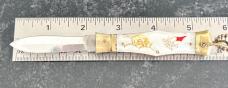 Rare Small Size Dagger Blade Mexico Bullfighter Lever Lock Switchblade Knife, Japan