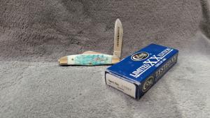 Case XX Limited Edition Humpback Stockman Knife Sea Green Bone