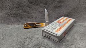 Case XX Barehead Sway Back Amber Bone Sawcut