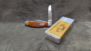 Case XX Pocket Worn Sowbelly Harvest Orange