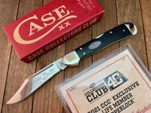 Case Collector’s Club Copperlock Ebony Life Member Knife 2021 