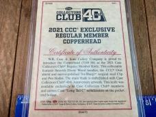 Case Collector’s Club Copperhead Ebony Annual Regular Member Knife 2021