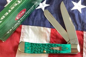 2005 Case xx (Mdl# 6254 SS) w/ Jade Bone Handles. NOS in Orig box Minty