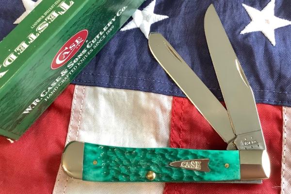 2005 Case xx (Mdl# 6254 SS) w/ Jade Bone Handles. NOS in Orig box Minty 2005 Case xx (Mdl# 6254 SS) w/ Jade Bone Handles. NOS in Orig box Minty
