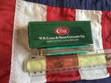 2005 Case xx (Mdl# 6254 SS) w/ Jade Bone Handles. NOS in Orig box Minty