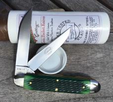 Great Eastern Cutlery 538210 Furtaker Trapper Tractor Green Jig Bone #28 of 50!