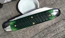 Great Eastern Cutlery 538210 Furtaker Trapper Tractor Green Jig Bone #28 of 50!