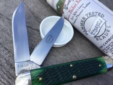 Great Eastern Cutlery 538210 Furtaker Trapper Tractor Green Jig Bone #28 of 50!