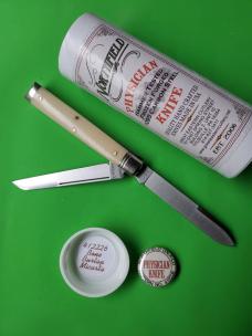 Great Eastern Cutlery Northfield 412226 "The New Town Physician" Bone Burlap Micarta