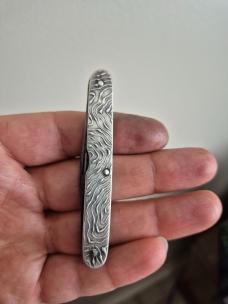 2 3/4" Antique English Sterling Silver Pocket Knife, Hallmarked, Birmingham