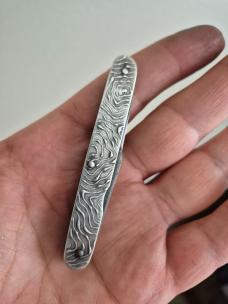 2 3/4" Antique English Sterling Silver Pocket Knife, Hallmarked, Birmingham