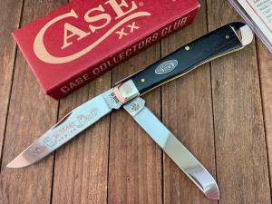 Case Collectors Club Trapper Junior Member Knife 2021 Ebony