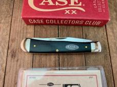 Case Collectors Club Trapper Junior Member Knife 2021 Ebony