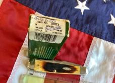 2005 Case xx (Mdl# 6254 SS) w/ Antique Barn Board Bone Handles. NOS in Orig box Minty
