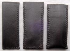 Handmade Leather Pocket Knife Slips by TCJR Leatherworks - MEDIUM Size - 4.25″ long x 1.5″ wide